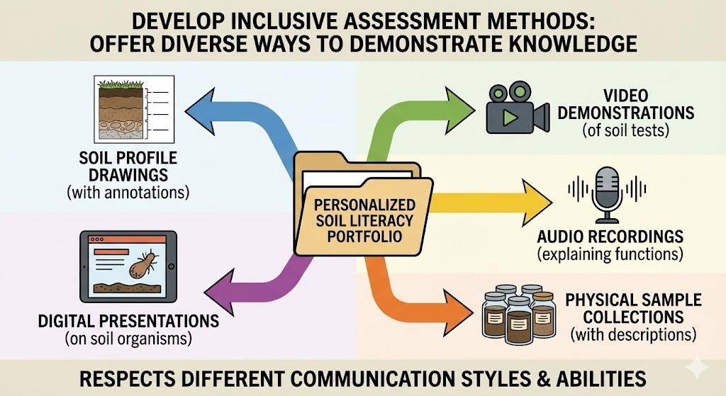 Develop inclusive assessment methods &nbsp;