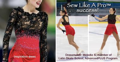 never copy a dress, success Melodie Su flamenco skate dress 