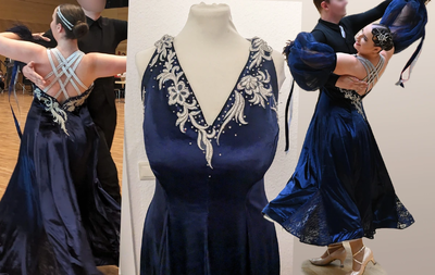 Carolin navy Standard x3views, dress success
