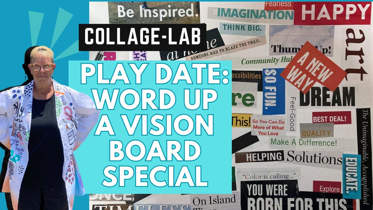 PLAY DATE WORD UP Vision Board 2026