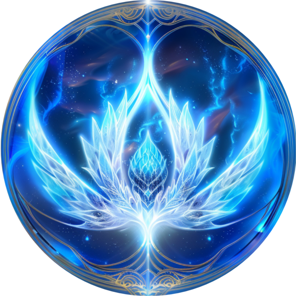 angel wings future logo petals Circle