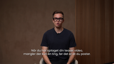 Tekstskabelon til teaser-opslag