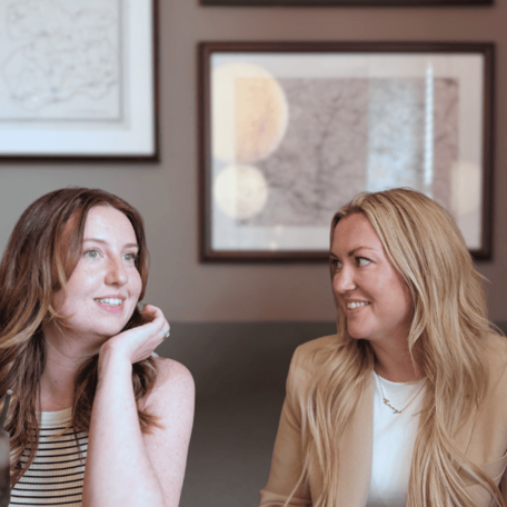 Jess & Tracy - founders of The Salon Social Circle