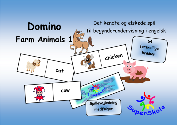 Domino Farm animals 1 forside hjemmeside