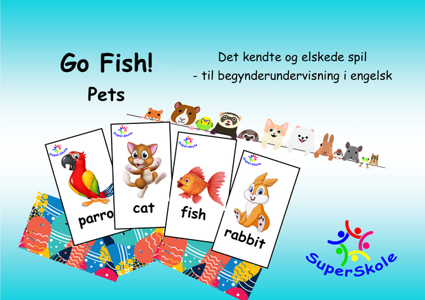 Go fish Pets forside hjemmeside