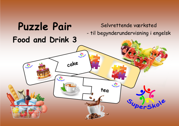 Puzzle Pair food and drink 3 forside hjemmeside