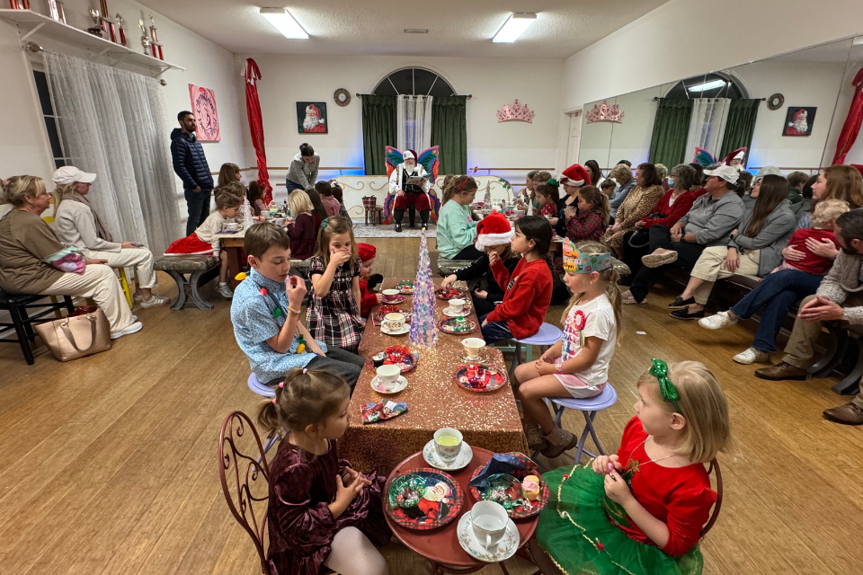 Christina's Dance World christmas dinner