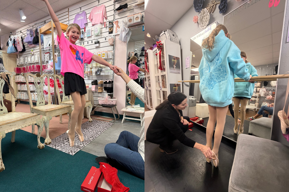 Christina's Dance World pointe shoes