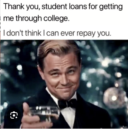 Student Loan meme - Leonardo