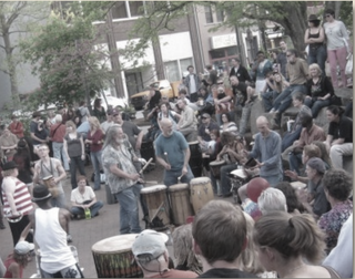 Asheville drum circle