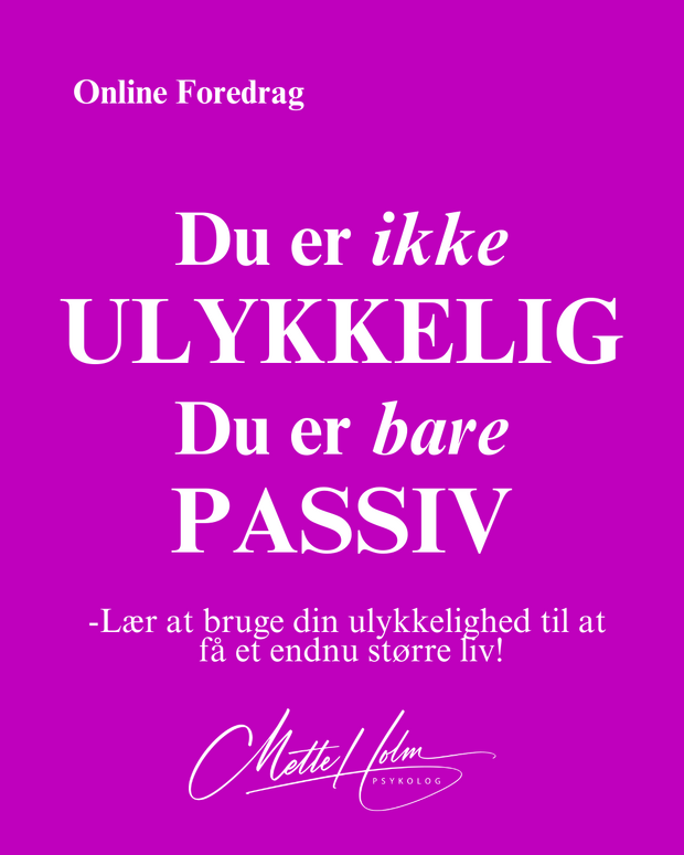 Du er ikke ulykkelig