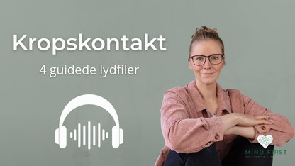Lene Steinke, diætist og psykoterapeut præsenterer fire guidede lydfiler om kropskontakt
