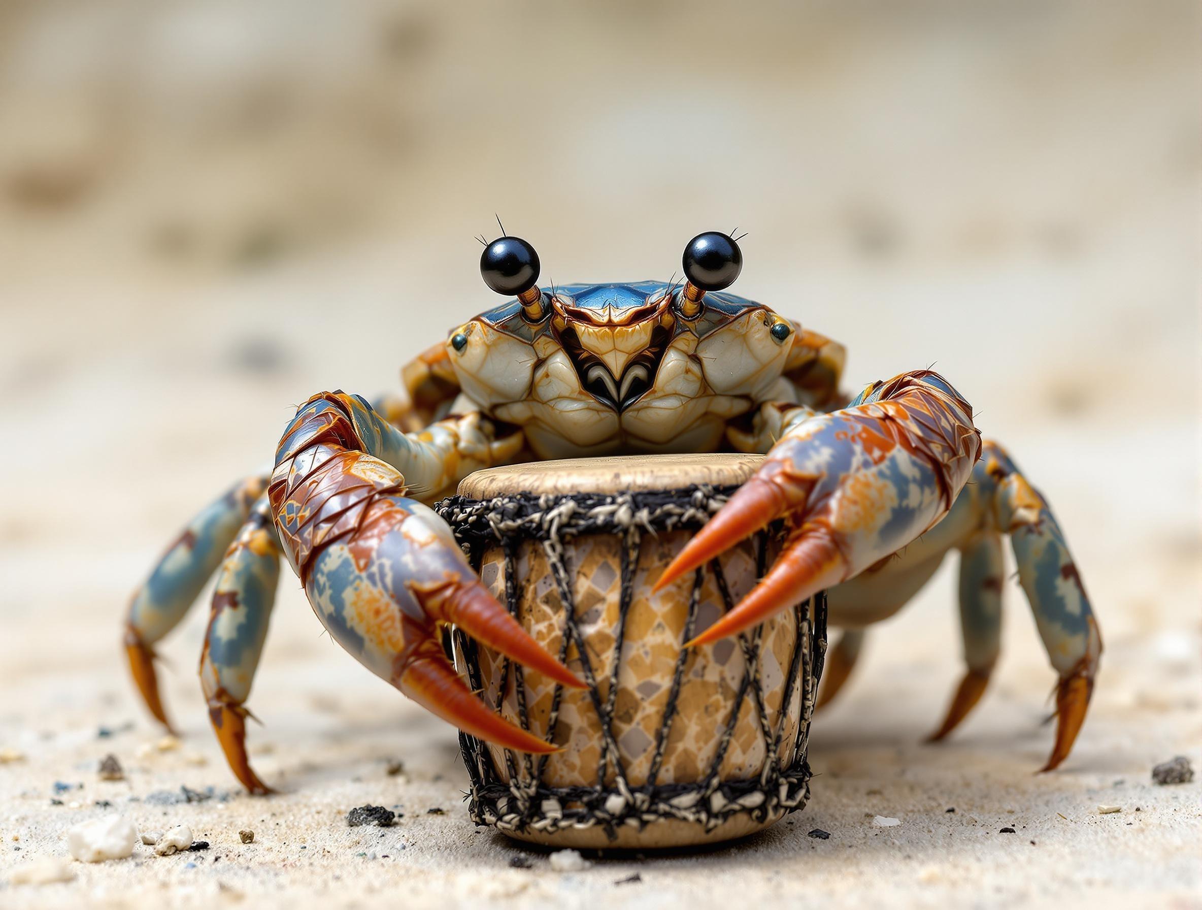 crab and djembe