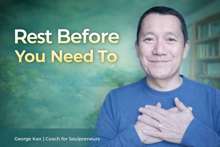 rest before you need to