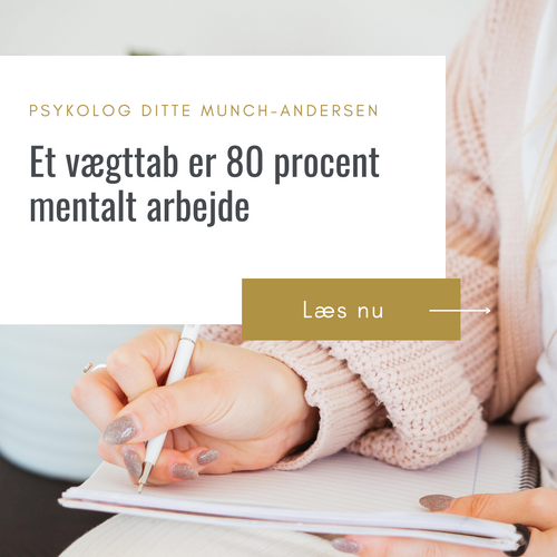 Et vægttab er 80 procent mentalt arbejde
