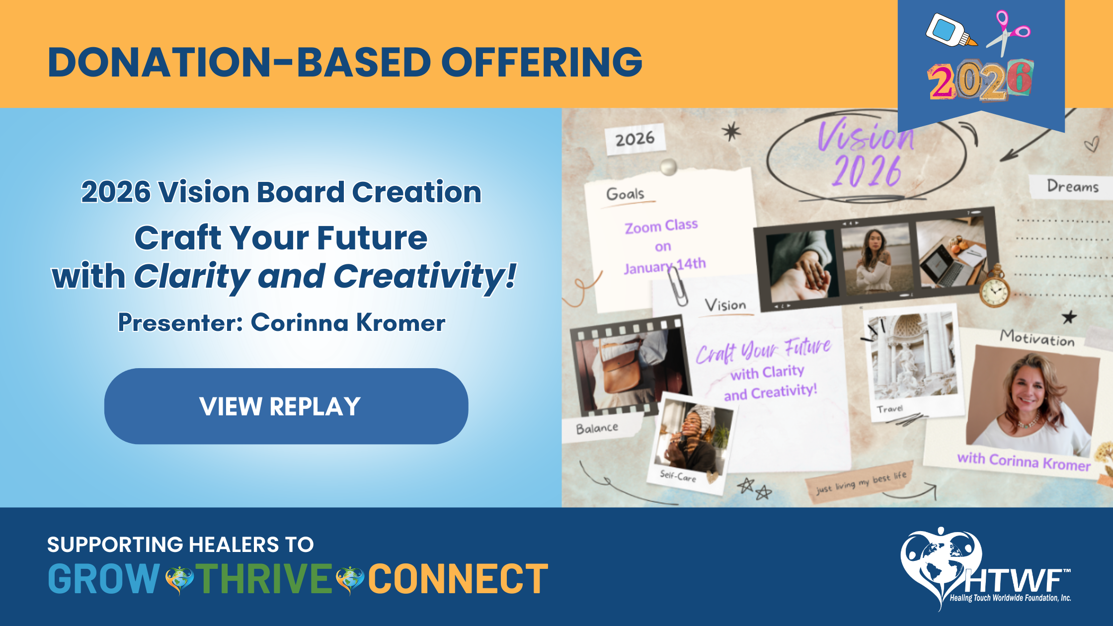 Vision Board Creation with Corinna Kromer Replay