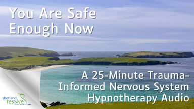 Trauma informed nervous system hypnotherapy audio for safe behaviour change