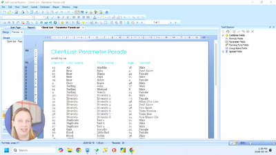 Static list of values
