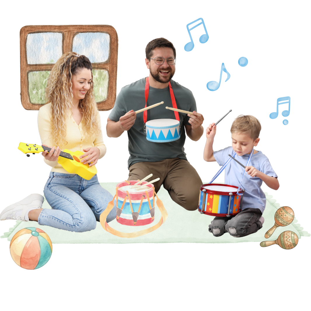 playful emdr child with parents)