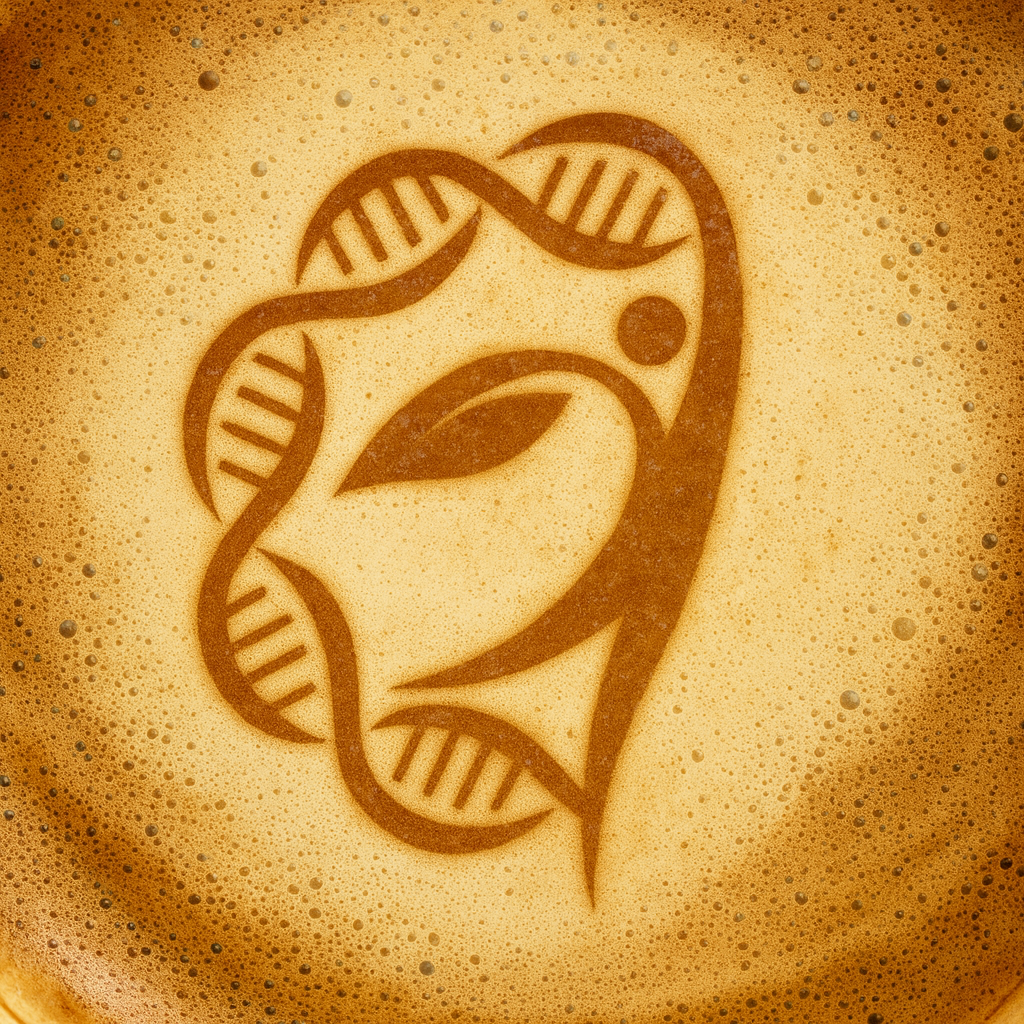 Swagya logo on coffee v1