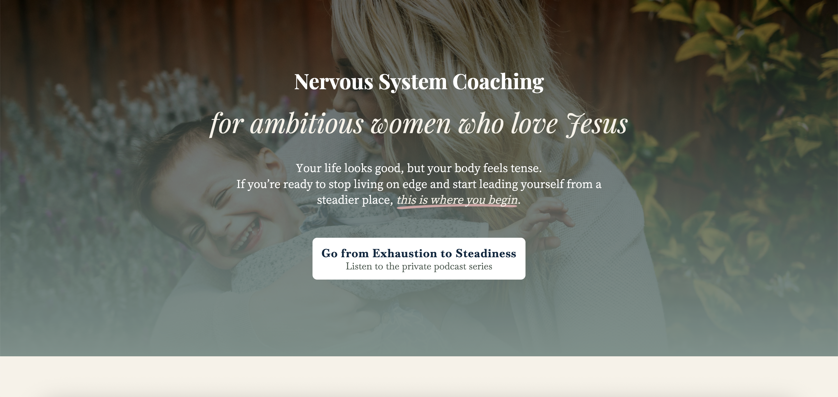 Brigid Tebaldi Loreto Wellness website home page