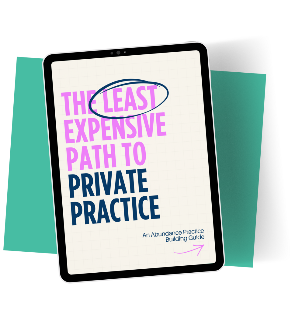 Least Expensive Path to Private Practice Guide