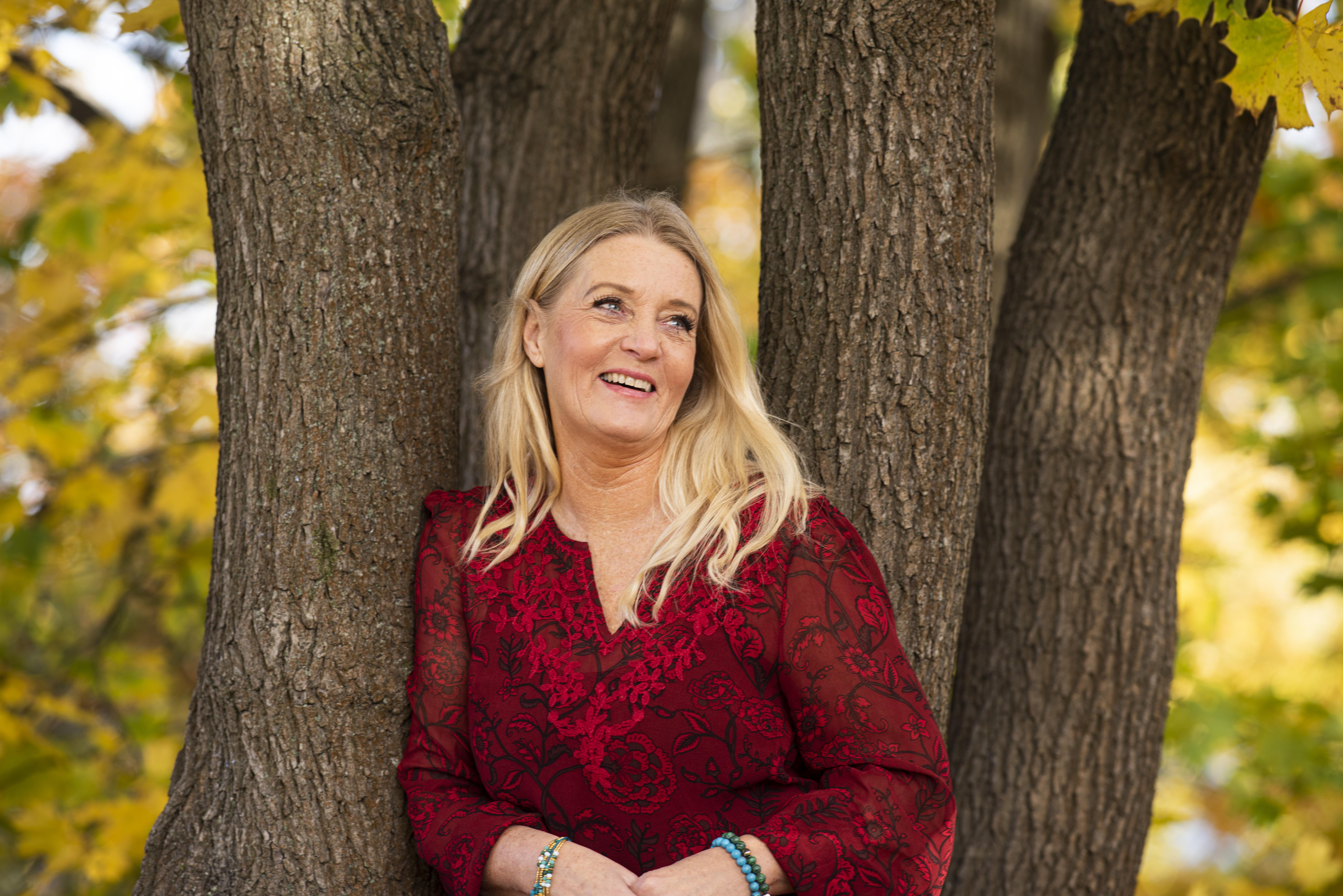 Ewa parken röd tröja