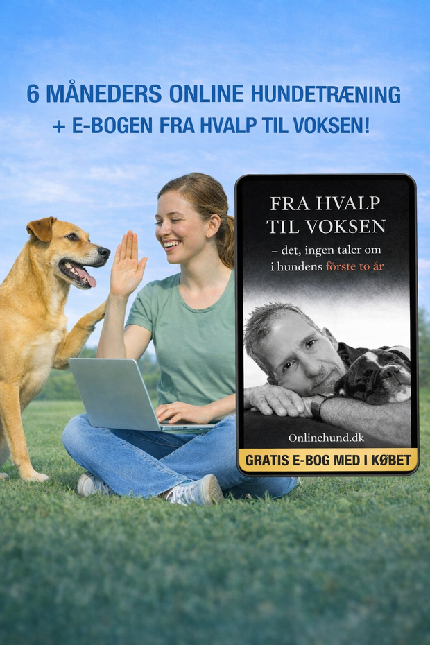 Tilbud + e-bog. Fra hvalp til voksen