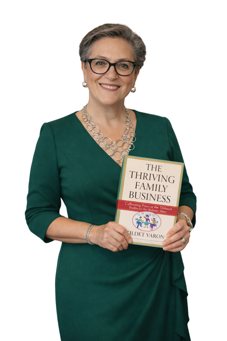 Tildet Varon, holding her book