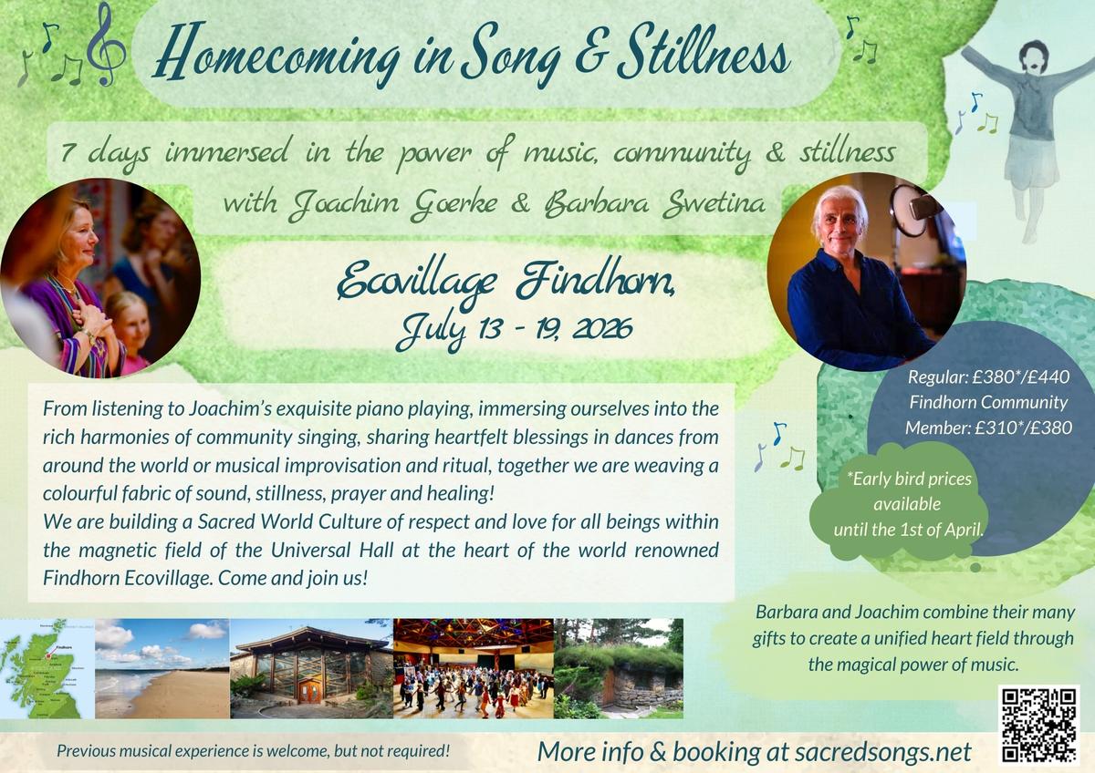 Homecoming in Song & Stillness 2026