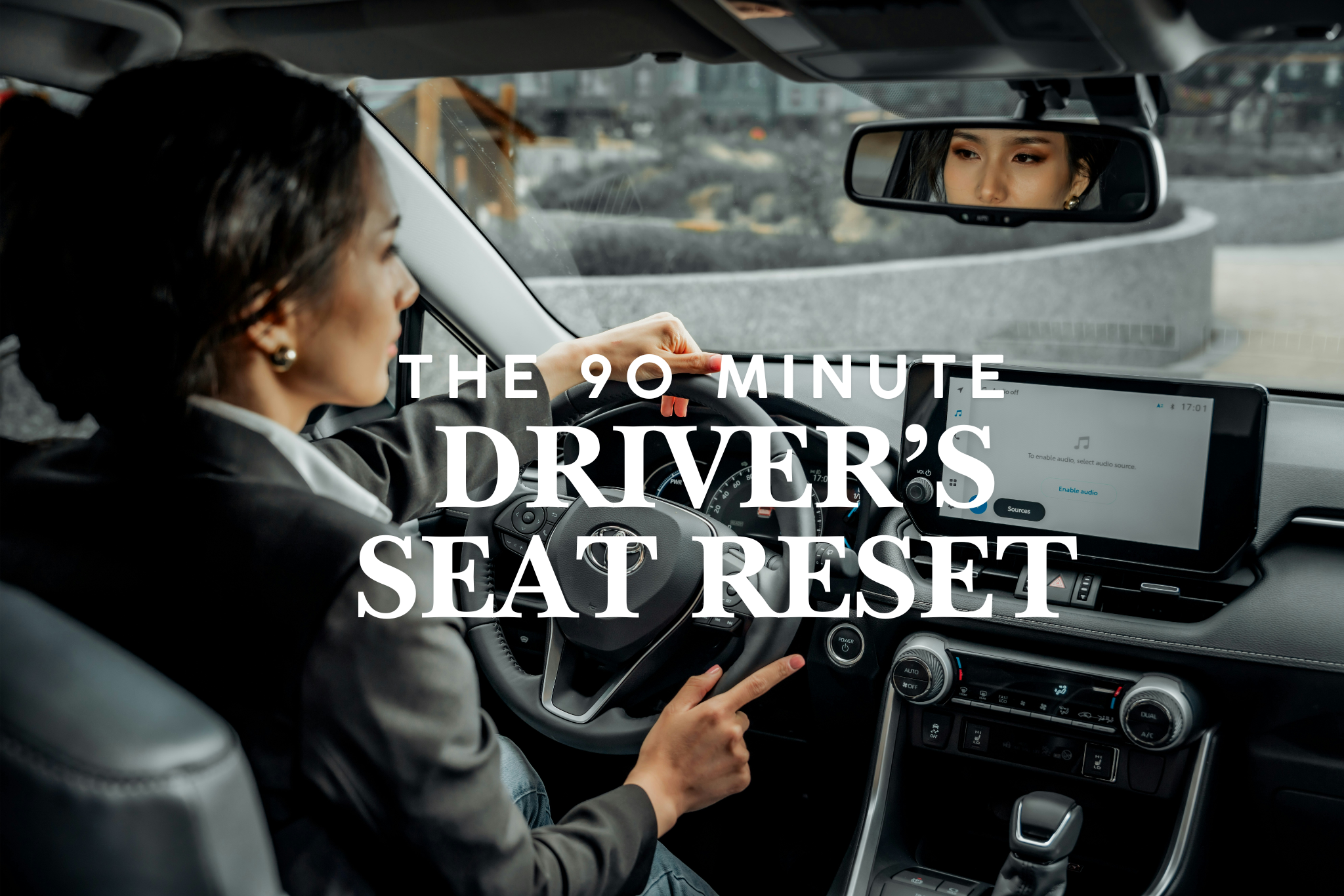 woman driving reset