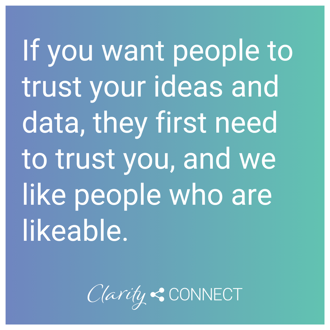 If you want people to trust
