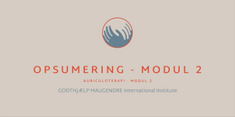 19. MODUL 2 - OPSUMERING - MODUL 2