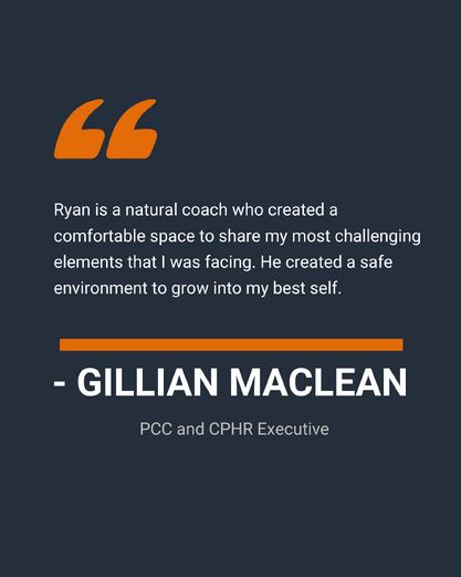 “Ryan is a natural executive coach who created a comfortable space to share my most challenging elements that I was facing. He created a safe environment that allowed me to grow into my best self.” 