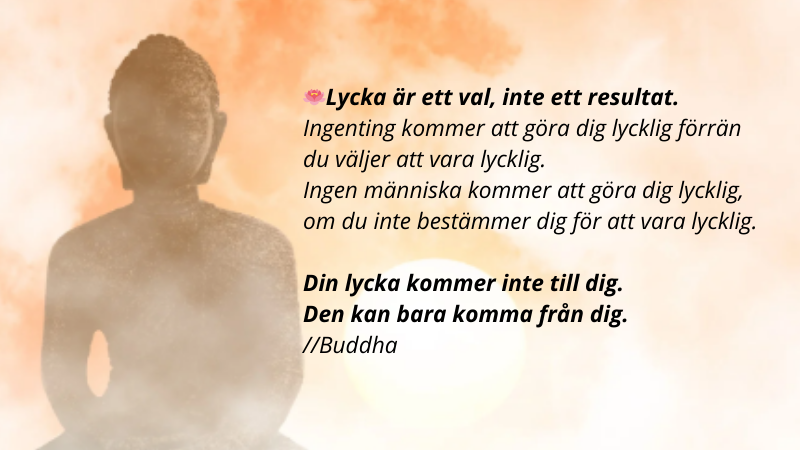 Buddhas 4 &auml;dla sanningar - en tidl&ouml;s process till ett b&auml;ttre liv. (2)