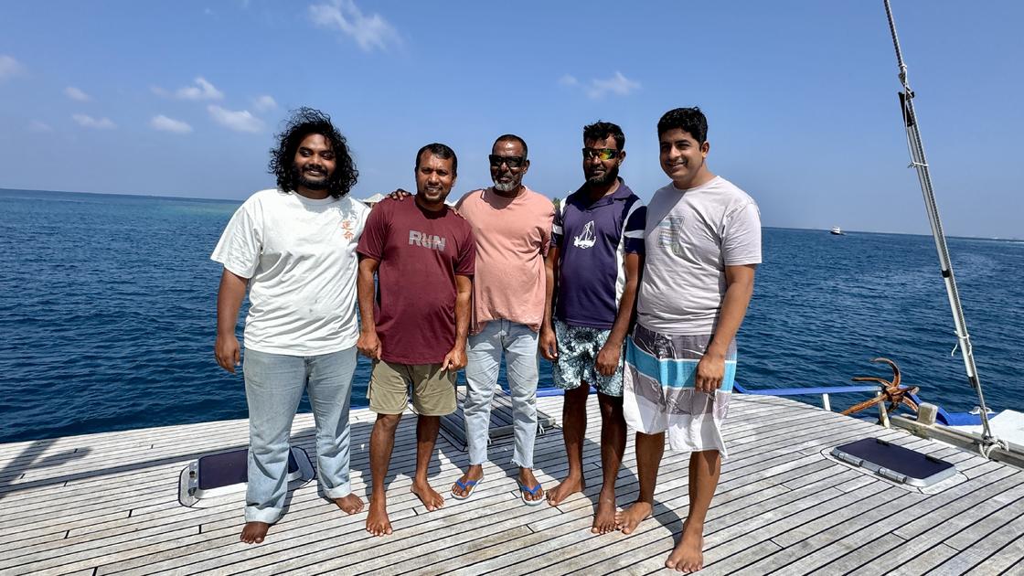 Maldives safari crew
