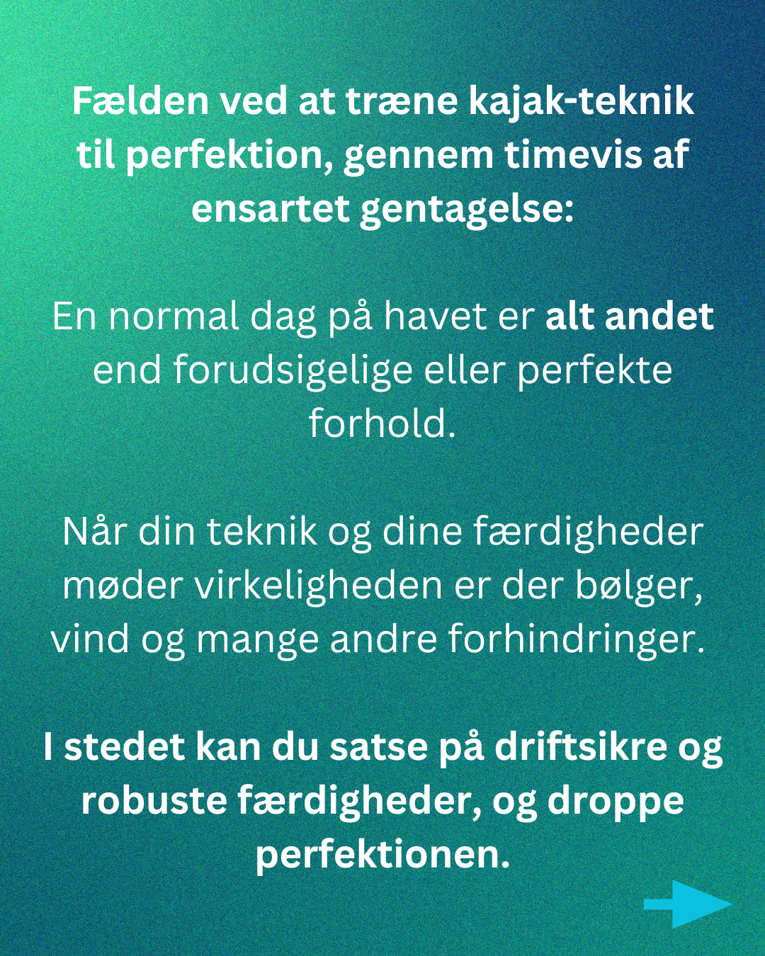 Vejen ud af perfektions-fælden