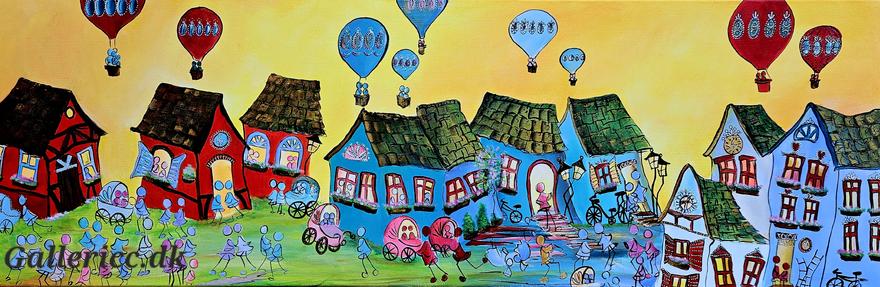Happy Town 40x120