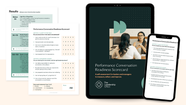 Resource Performance Conversation Readiness Scorecard 700