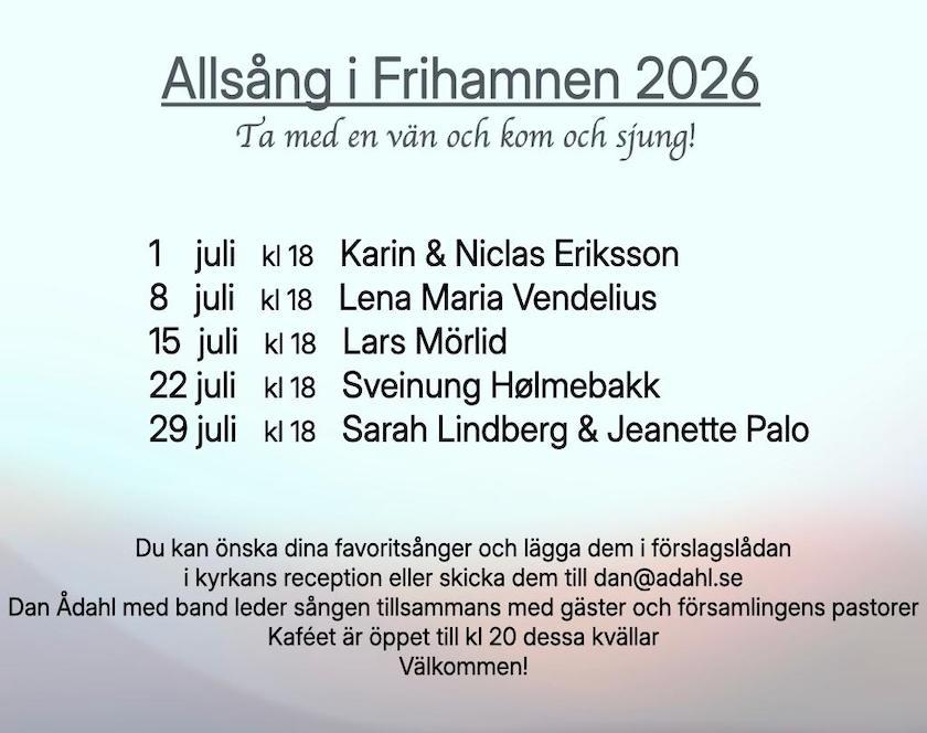 Allsång Frihamnen