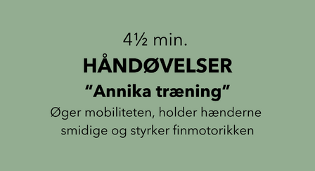 4 min håndøvelser annika træning