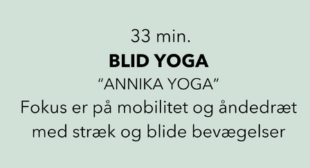 33 min annika yoga