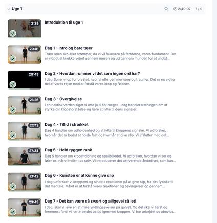 Uge 1 - 21 dage introduktion