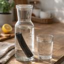 flaske kulstang vand glas