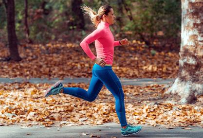 woman running