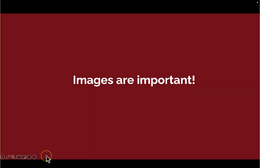 7. Images & a final tip