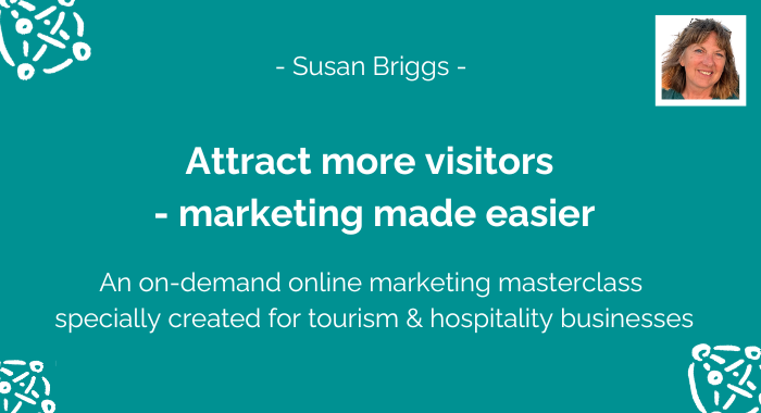 Attract more visitors - marketing made easier turquoise