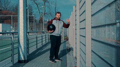 isometric push with foot drive