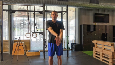 wrist stretch warm up