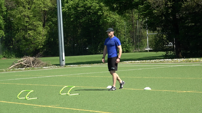 DRILL  In&Out Shuffles w Hurdles